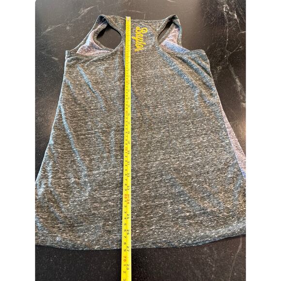 Baylor University Sic Em Racerback tank top Women's Med Gray - Picture 6 of 7
